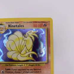 Ninetales 12/102 Unlimited Base Set Holo Rare LP WOTC Pokemon TCG Vintage - Image 4
