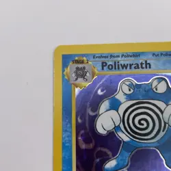 Poliwrath 13/102 Unlimited Base Set Holo LP Rare WOTC Pokemon TCG Vintage Single - Image 3