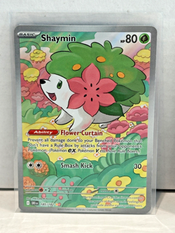 2025 Pokemon SV Destined Rivals Shaymin Illustration Rare #185/182 - Image 1