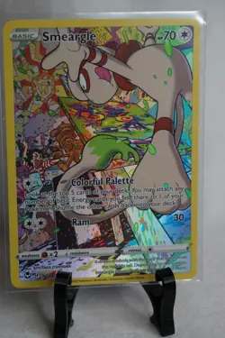 2022 POKEMON SWSH SILVER TEMPEST #TG10/TG30 SMEARGLE TRAINER GALLERY HOLO - Image 1