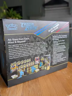 Crown Zenith Pokemon Center Elite Trainer Box ETB - Opened - Image 3