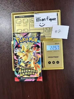 VERY HEAVY! GOD PACKUUU 22.57g Ascended Heroes Pokemon TCG Booster (SEALED) - Image 1