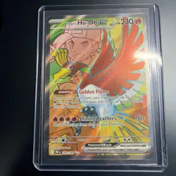 Pokemon TCG Ethan's Ho-Oh EX 209/182 Full Art, Destined Rivals - Image 1