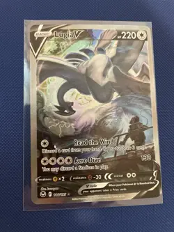 Lugia V Silver Tempest 186/195 Pokemon TCG Alt Art / Alternate Art; Near Mint - Image 1