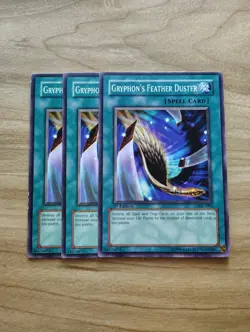 Yu-Gi-Oh! - Gryphon's Feather Duster 3X - Full Playset - Image 1