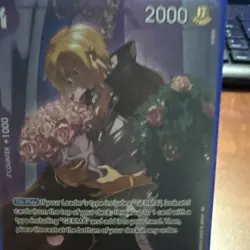 One Piece Vinsmoke Sanji OP10-063 Kingdom of GERMA EN 2000 Power Character TR - Image 2