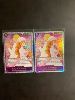 Sanji & Pudding EB02-035 SR One Piece TCG: Anime 25th Collection NM/M English x2 - Image 1