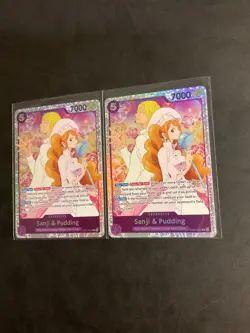Sanji & Pudding EB02-035 SR One Piece TCG: Anime 25th Collection NM/M English x2 - Image 2