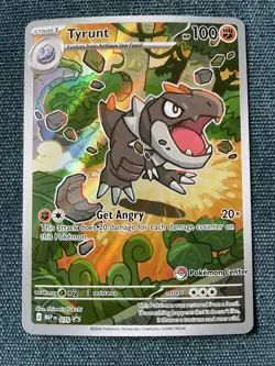 Perfect Order Tyrunt Black Star Promo 070 Pokemon Center Stamped - Image 1
