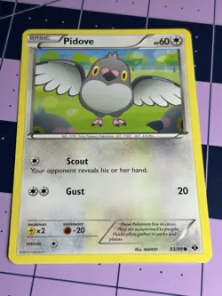 Pokemon TCG Pidove 83/99 Black & White Next Destinies Regular Common Card - Image 1