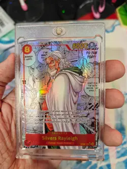 Silvers Rayleigh OP08-118 Manga Alt Art SEC Two Legends ONE PIECE Card English - Image 2