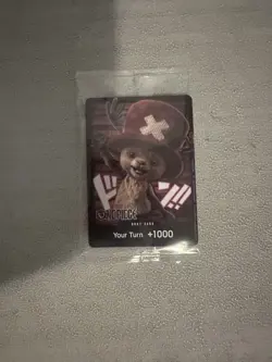 Tony Tony Chopper DON 2026 C2E2 One Piece Netflix Live Action Sealed Promo Card - Image 1