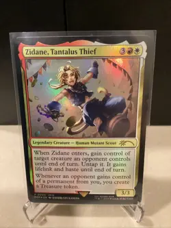 Zidane Tantalus Thief 0005 Foil Promo Card Final Fantasy PRM MtG NM - Image 1