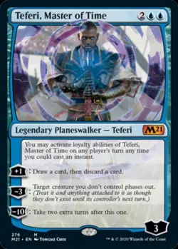 Teferi, Master of Time (276) - Near Mint MTG Magic 2021 Core Set - Image 1