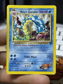 #2 Misty's Gyarados 13/132 Gym Challenge 2000 Holo Rare WOTC Pokemon Card TCG - Image 3