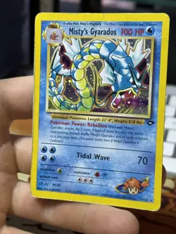 #2 Misty's Gyarados 13/132 Gym Challenge 2000 Holo Rare WOTC Pokemon Card TCG - Image 4