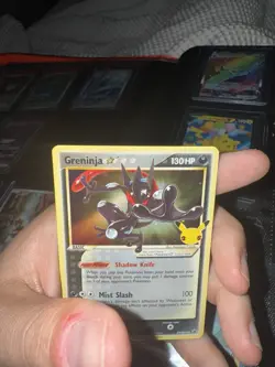 Pokemon Greninja TCG Gold Star Holo Card SWSH144 Celebrations Promo - Image 3