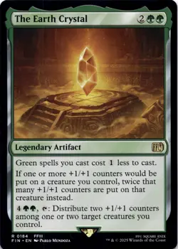 The Earth Crystal Final Fantasy Magic MTG NM - Image 1