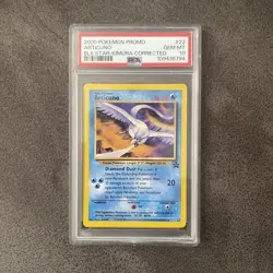 2000 POKEMON PROMO BLACK STAR NAOYO KIMURA CORRECTED #22 ARTICUNO PSA 10 - Image 1