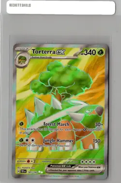 Pokemon TCG Torterra ex 185/162 Ultra Rare Temporal Forces NM/M - Image 1