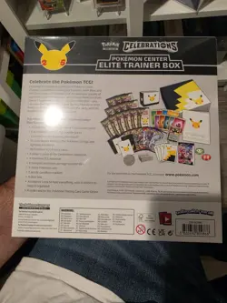Celebrations Pokemon Center Exclusive Elite Trainer Box ETB New Sealed - Image 5