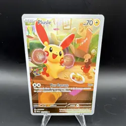 Plusle (Illustration Rare) 193/182 SV04: Paradox Rift Holo Pokemon TCG 6+ - Image 1