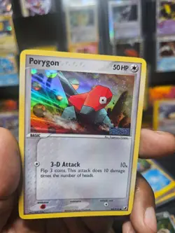 Porygon 69/115 Pokemon Unseen Forces Reverse Holo NM ERROR BALL - Image 3