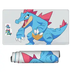 Feraligatr - Board Game Pokemon Playmat Games Mousepad Play Mat of TCG 2478 - Image 1