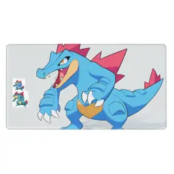 Feraligatr - Board Game Pokemon Playmat Games Mousepad Play Mat of TCG 2478 - Image 2