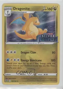 Dragonite (Prerelease Stamp) Pokemon Sword & Shield Silver Tempest #131 - Image 1