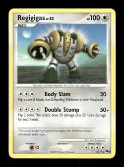 Pokemon POP Series 9 #004/017 Regigigas Rare Non Holo - Image 1