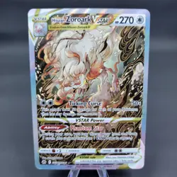 Pokemon TCG Hisuian Zoroark VSTAR GG56/GG70 Crown Zenith Galarian Gallery - Image 1