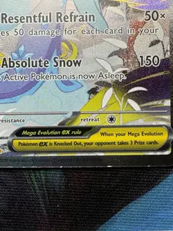 Pokemon TCG Mega Froslass EX 275/217 SIR Ascended Heroes English - Image 3