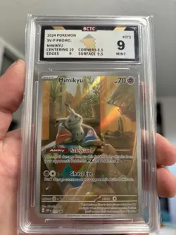 2024 Pokemon Sv-p Promo Mimikyu BCTC Graded 9 - Image 3