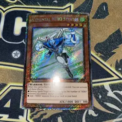 Elemental HERO Stratos - RA03-EN177 - Platinum Secret Rare - NM YuGiOh 1st Ed - Image 1