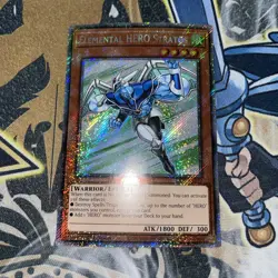 Elemental HERO Stratos - RA03-EN177 - Platinum Secret Rare - NM YuGiOh 1st Ed - Image 2