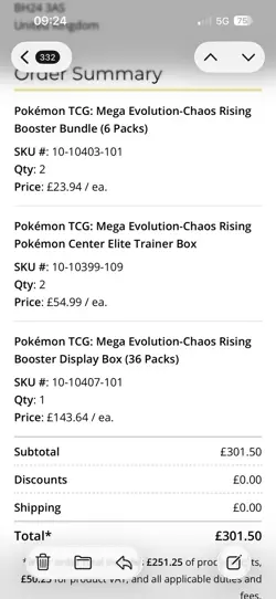 X2 Pokemon Chaos Rising POKEMON CENTER ETB 🔥 ELITE TRAINER BOX PRESALE - Image 3