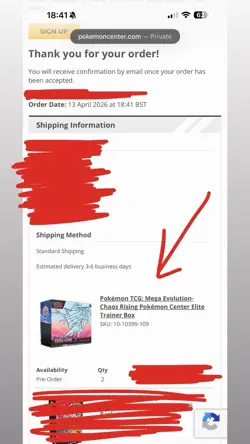 ✅Pokemon Chaos Rising POKEMON CENTER ETB MEG04 🔥 ELITE TRAINER BOX PRESALE X2 - Image 4