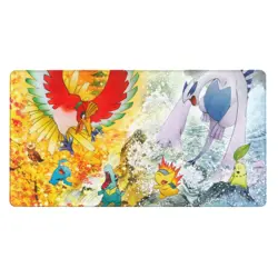 Cyndaquil - Board Game Pokemon Playmat Games Mousepad Play Mat of TCG 2608 - Image 2