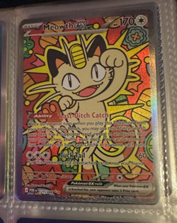 Meowth ex 121/088 ENGLISH Special Illustration Rare - Perfect Order SIR Pokemon - Image 1