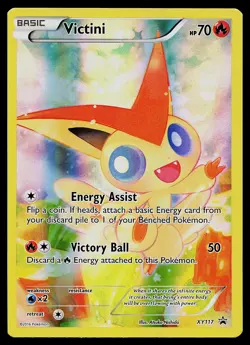 Pokemon Card - Victini - XY117 XY Promo XY117 Holo Promo - Image 1
