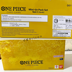 ONE PIECE CARD GAME Mini Tin Vol.1 TS-01 Japanese ASIAN Ver. 1 Box- 12 mini tins - Image 3