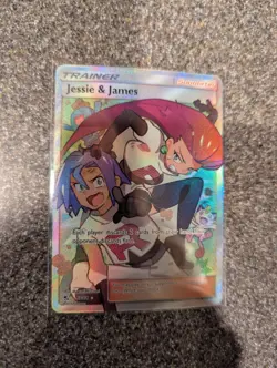 Pokemon TCG Jessie & James Trainer Full Art Ultra Rare Card 68/68 Hidden Fates - Image 1