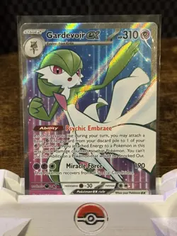 Pokemon TCG Gardevoir EX Full Art Holo Ultra Rare Card Scarlet & Violet 228/198 - Image 3