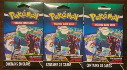 Pokemon Tcg Umbreon Vmax 20 Card Pack Walmart Exclusive Sealed Mystery 3x (3) - Image 1