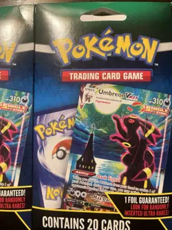 Pokemon Tcg Umbreon Vmax 20 Card Pack Walmart Exclusive Sealed Mystery 3x (3) - Image 2