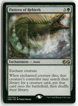 Pattern of Rebirth 176 Rare Ultimate Masters Magic: The Gathering Lightly Played - Image 1