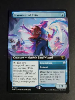 Harmonized Trio (Extended Art) Rare MTG Secrets of Strixhaven - Image 1