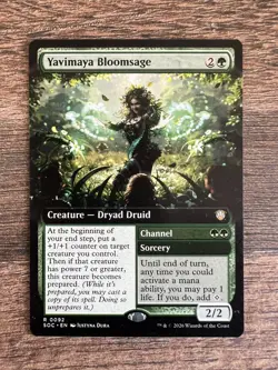 Yavimaya Bloomsage Extended Art 92 Secrets of Strixhaven Magic the Gathering - Image 1