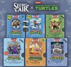 SECRET LAIR X Teenage Mutant Ninja Turtle (TMNT) VHS VILLAINS NON-FOIL - Image 1
